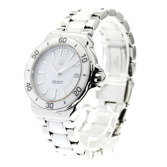 TAG HEUER Formula 1 WAH1211 Date white Dial Quartz Ladies Watch_883995 - Picture 2 of 6